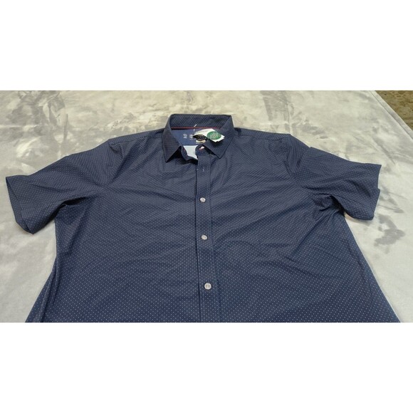 NWT Flag & Anthem Men's Large Navy SS Commuter Shirt - Picture 2 of 9